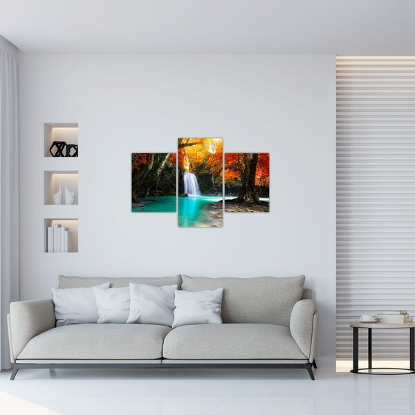 Tablou - Laguna de Smarald (90x60 cm)