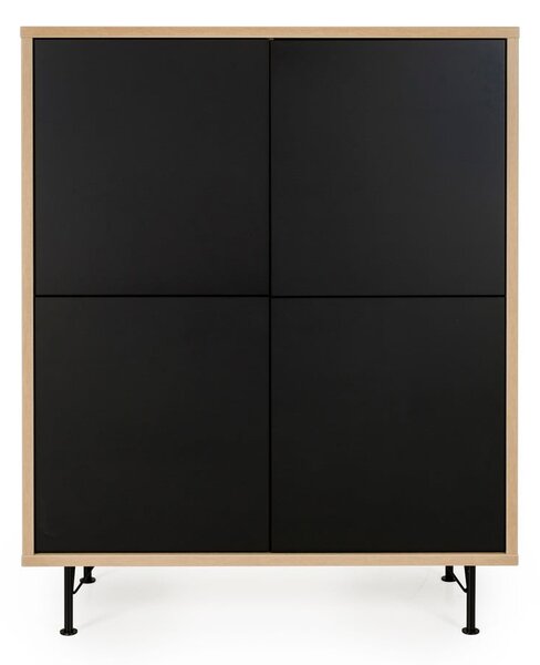 Dulap Tenzo Flow, 111 x 137 cm, negru