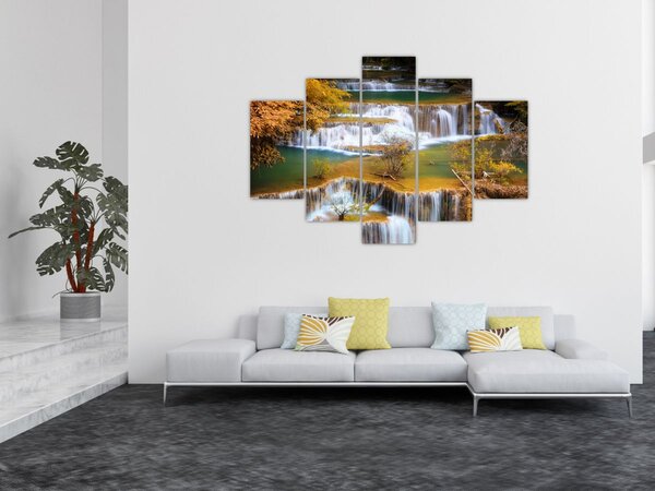 Tablou - Cascada Huay Mae Khamin, Thailanda (150x105 cm)