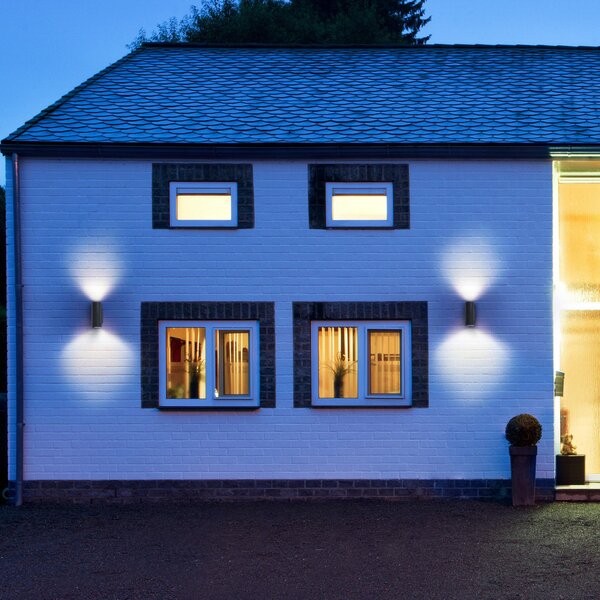 LEDVANCE Endura Classic Itys, GU10, IP65, pentru exterior, reglabil, Negru, Aluminiu, Spot de perete