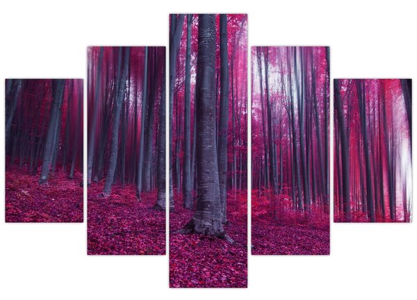 Tablou - Pădurea roz (150x105 cm)