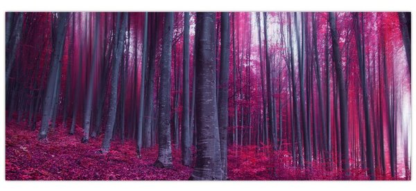 Tablou - Pădurea roz (120x50 cm)