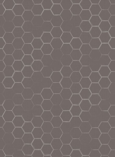 Tapet Model hexagonal dens în nuanțe delicate de gri, Tapet abstract, a01060v2 : Uwalls.ro