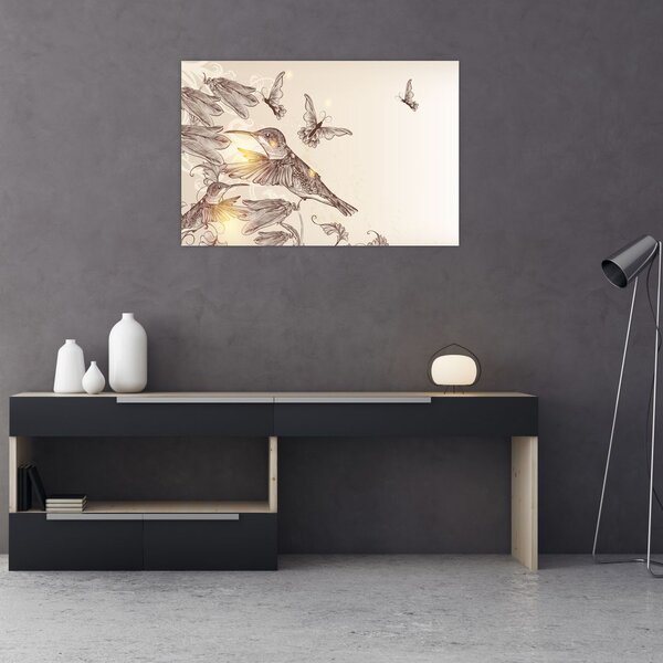 Tablou - Colibri (90x60 cm)
