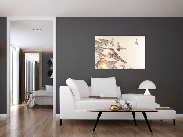 Tablou - Colibri (90x60 cm)