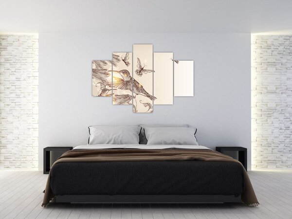 Tablou - Colibri (150x105 cm)