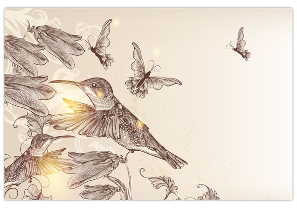 Tablou - Colibri (90x60 cm)