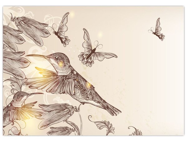 Tablou - Colibri (70x50 cm)