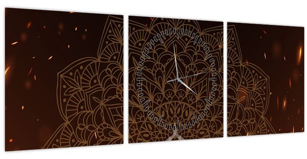 Tablou - Meditații (cu ceas) (90x30 cm)