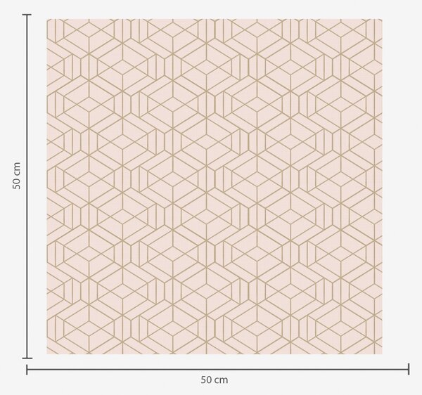 Tapet Fundal bej cald cu cuburi grafice fine, Tapet abstract, a01067v3 : Uwalls.ro