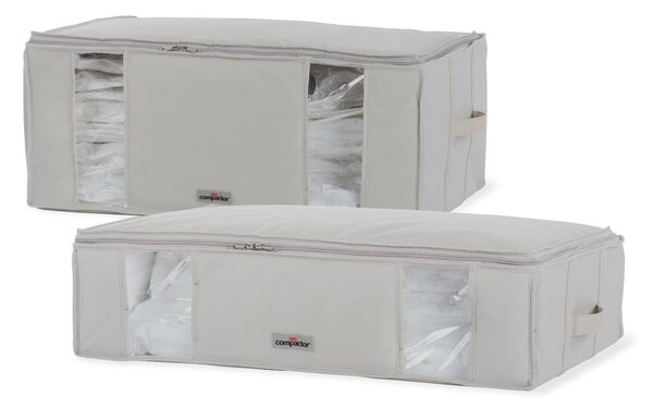 Set 2 cutii cu vid pentru depozitare sub pat Compactor XXL Life