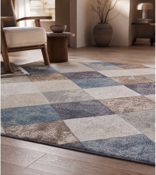 Covor albastru/bej 160x235 cm Terrain – Hanse Home