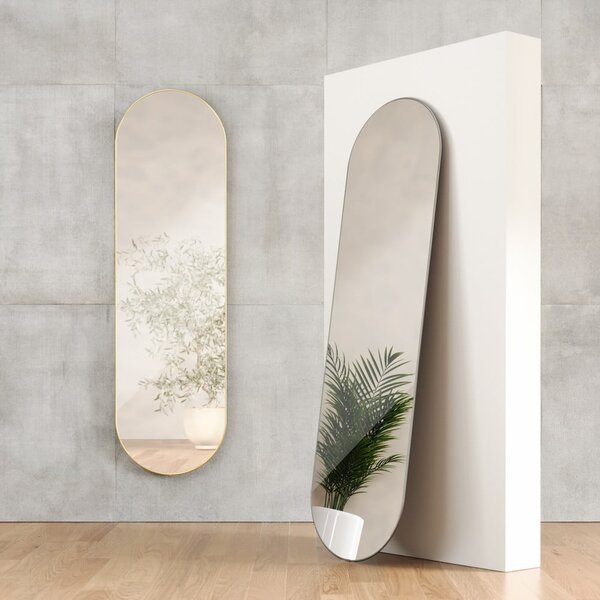 Oglindă de perete/de podea 46x157 cm Hubba – Umbra