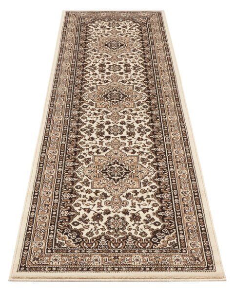 Traversă Nouristan Parun Tabriz, 80 x 250 cm, bej