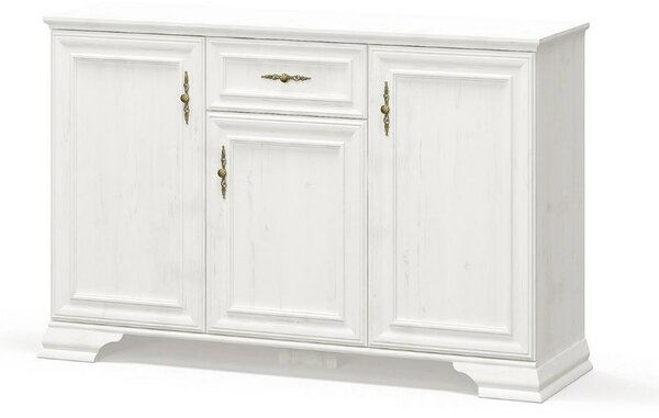 Mobilier de dormitor IRYS, pin alb anderson, PAL laminat, 7 piese