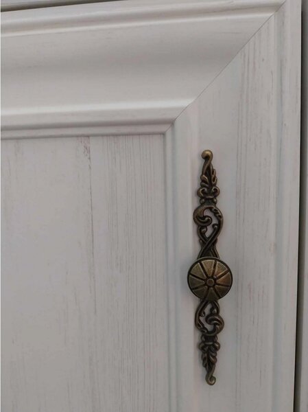 Mobilier de dormitor IRYS, pin alb anderson, PAL laminat, 5 piese