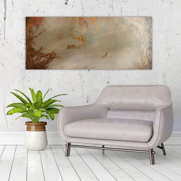 Tablou - Abstract texturat (120x50 cm)