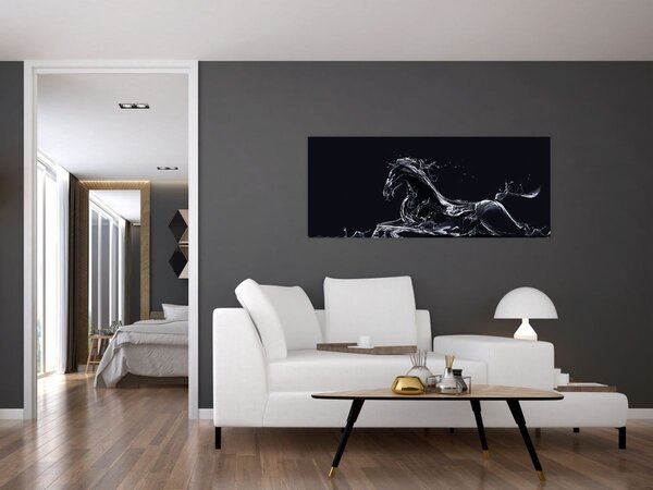 Tablou - Cal și apă (120x50 cm)