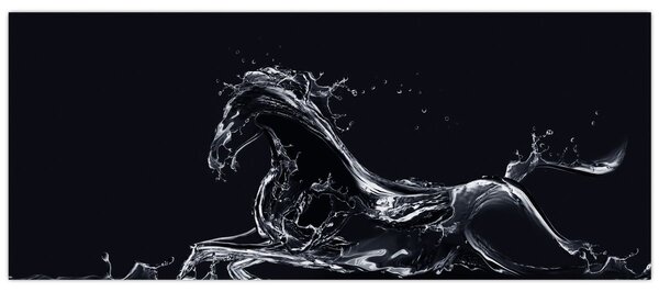 Tablou - Cal și apă (120x50 cm)