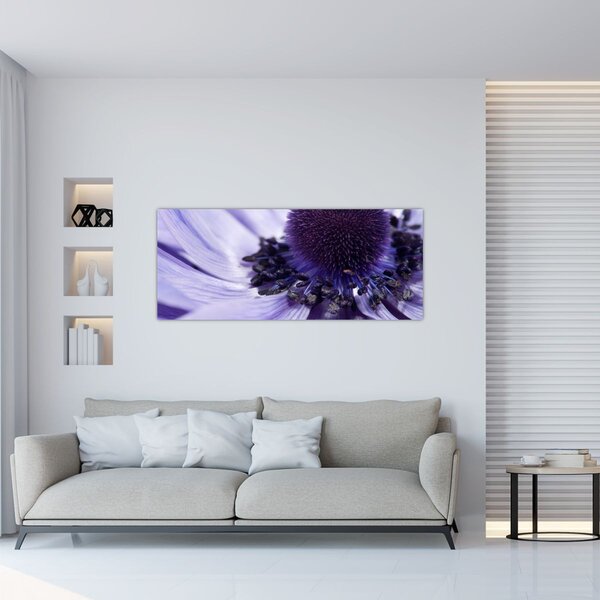 Tablou - Floare mov (120x50 cm)