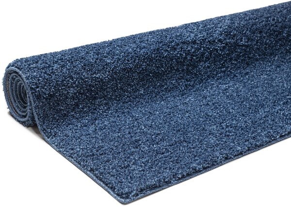 Covor Shaggy Soft ocean blue Bruno Banani 80/80 cm
