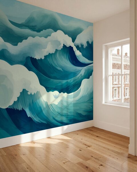 Tapet Curentele marine, Fototapet Marea, w05476 : Uwalls.ro