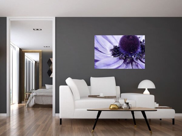 Tablou - Floare mov (90x60 cm)