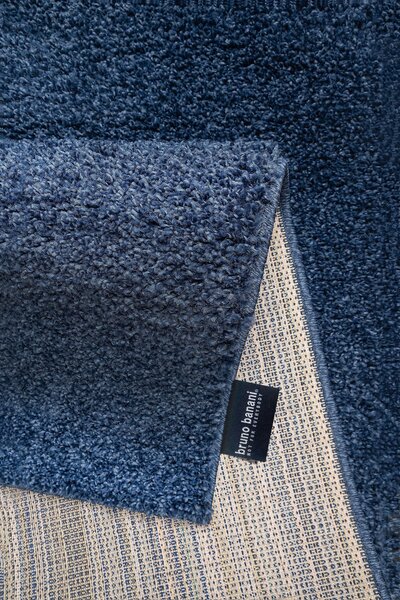 Covor Shaggy Soft ocean blue Bruno Banani 80/80 cm