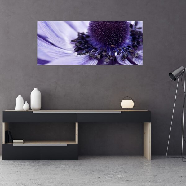 Tablou - Floare mov (120x50 cm)