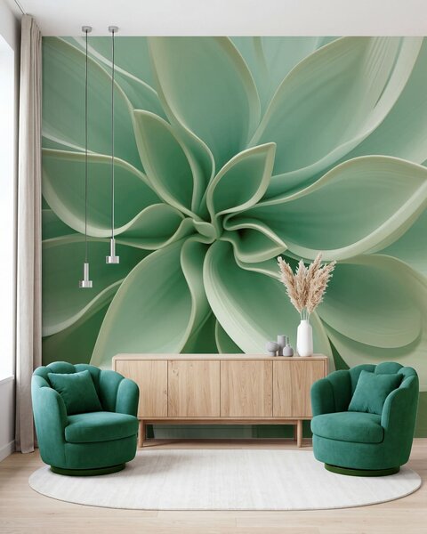 Tapet Geometria botanică, Fototapet Geometrie, w05559 : Uwalls.ro