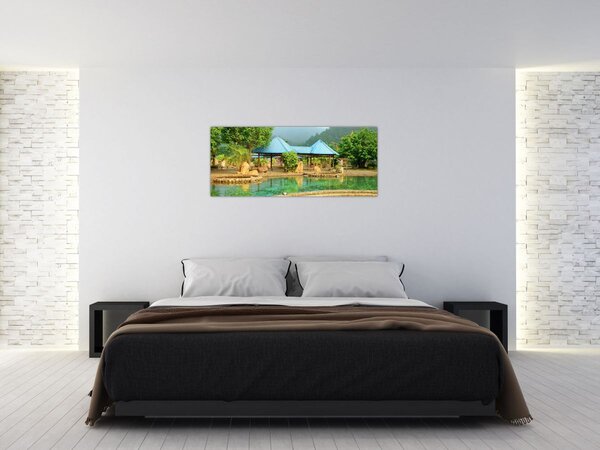 Shanghai hotel park (120x50 cm)