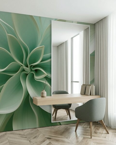 Tapet Geometria botanică, Fototapet Geometrie, w05559 : Uwalls.ro