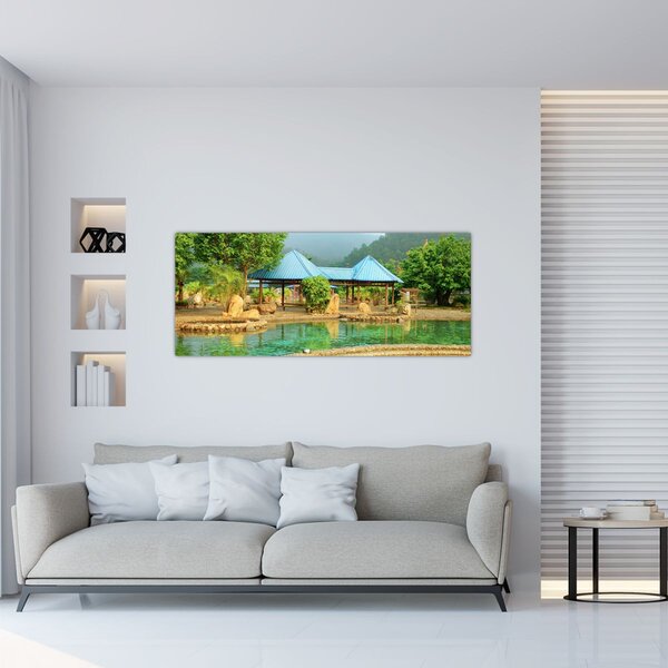 Shanghai hotel park (120x50 cm)