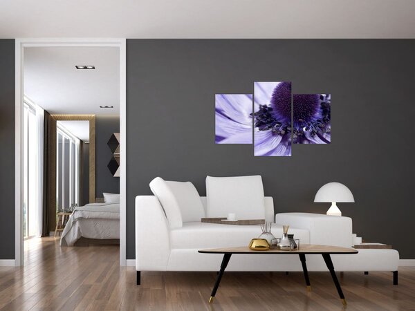 Tablou - Floare mov (90x60 cm)
