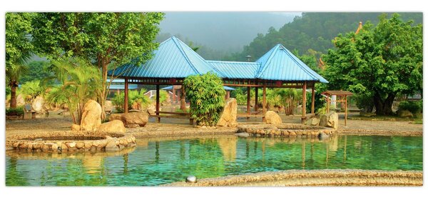 Shanghai hotel park (120x50 cm)