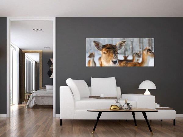 Tablou - Cerbi (120x50 cm)
