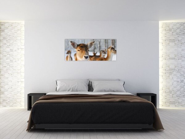 Tablou - Cerbi (120x50 cm)