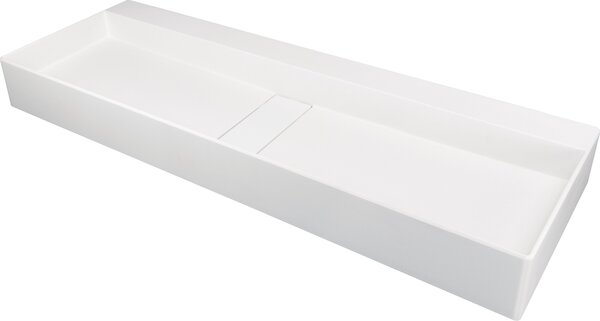 Deante Blur lavoar 100x40 cm dreptunghiular de blat alb mat CQB_AU1S