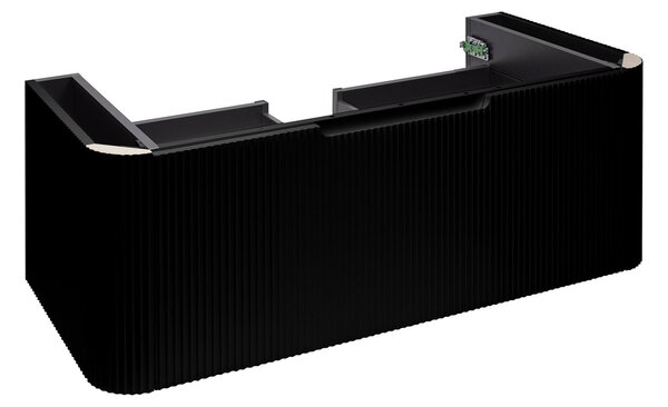 Oltens Hamnes dulap 100x46x39 cm sub chiuveta pe perete negru 60024300