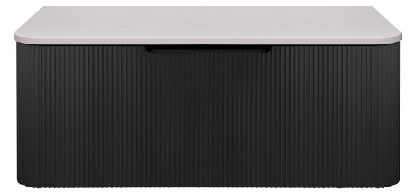 Oltens Hamnes dulap 100x46x39 cm sub chiuveta pe perete negru 60024300