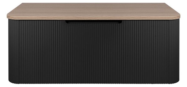 Oltens Hamnes dulap 100x46x39 cm sub chiuveta pe perete negru 60024300
