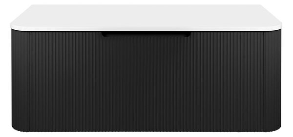 Oltens Hamnes dulap 100x46x39 cm sub chiuveta pe perete negru 60024300