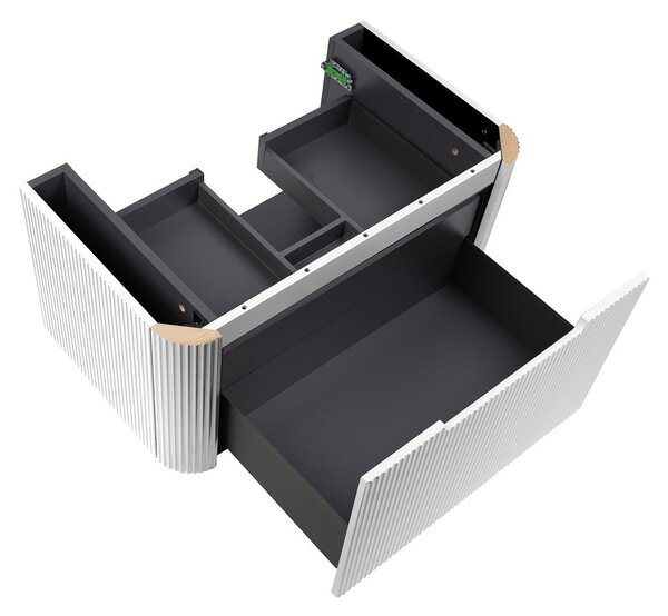 Oltens Hamnes dulap 80x46x39 cm sub chiuveta pe perete alb 60023000