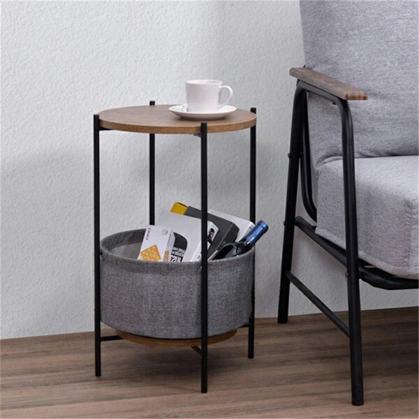 Masuta rotunda cu cos depozitare 60 cm