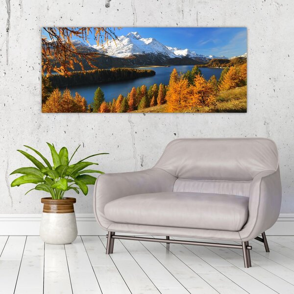 Tablou - Toamna în Alpi (120x50 cm)