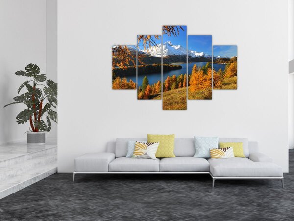 Tablou - Toamna în Alpi (150x105 cm)