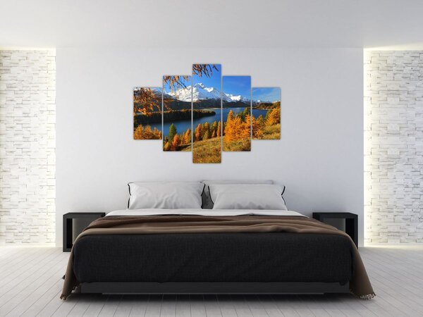 Tablou - Toamna în Alpi (150x105 cm)