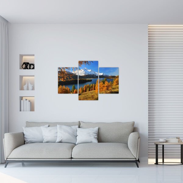 Tablou - Toamna în Alpi (90x60 cm)