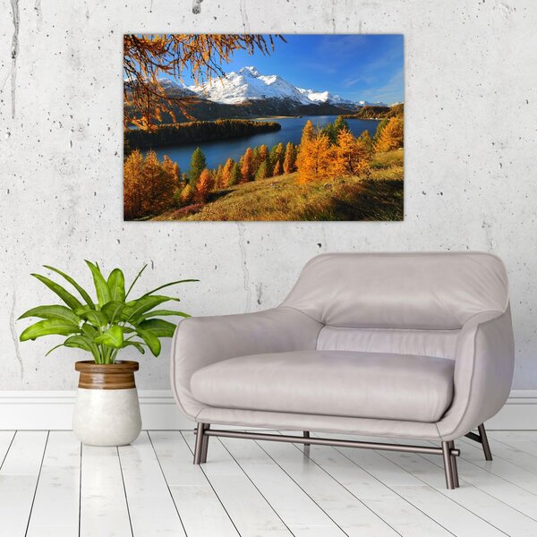 Tablou - Toamna în Alpi (90x60 cm)