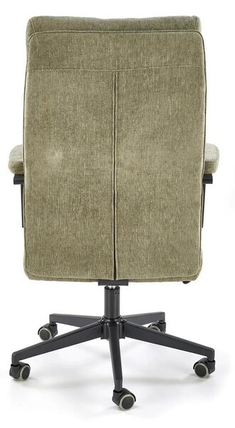 Scaun birou ADRIANO, verde olive, stofa clasica - Odin 77, 65x70x104/1